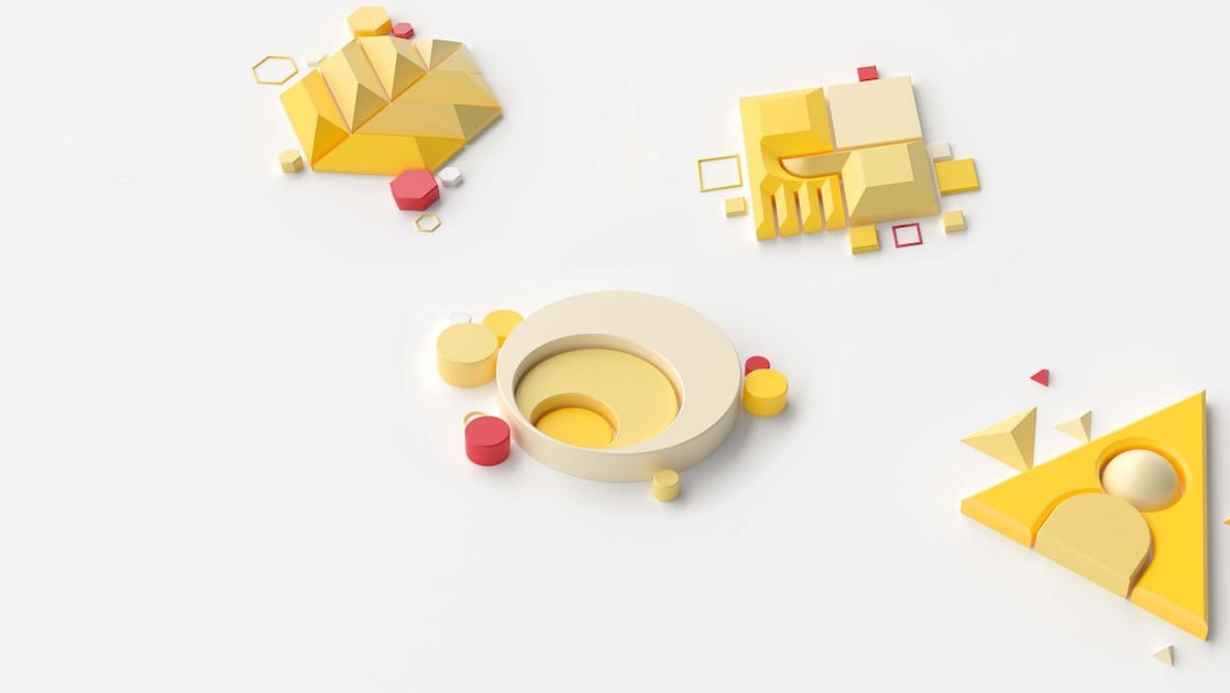 Gráfico con los cuatro gráficos principales en 3D de los pilares de Impulsando el progreso