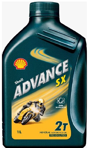 Foto del envase de Shell Advance SX 2