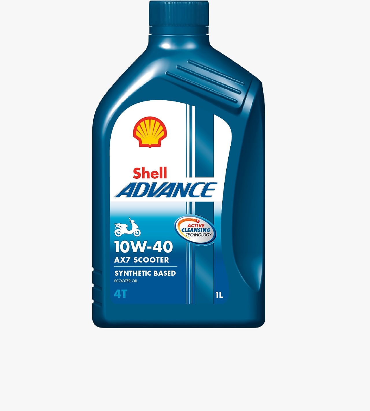 Foto del envase de Shell Advance 4T AX7 Scooter