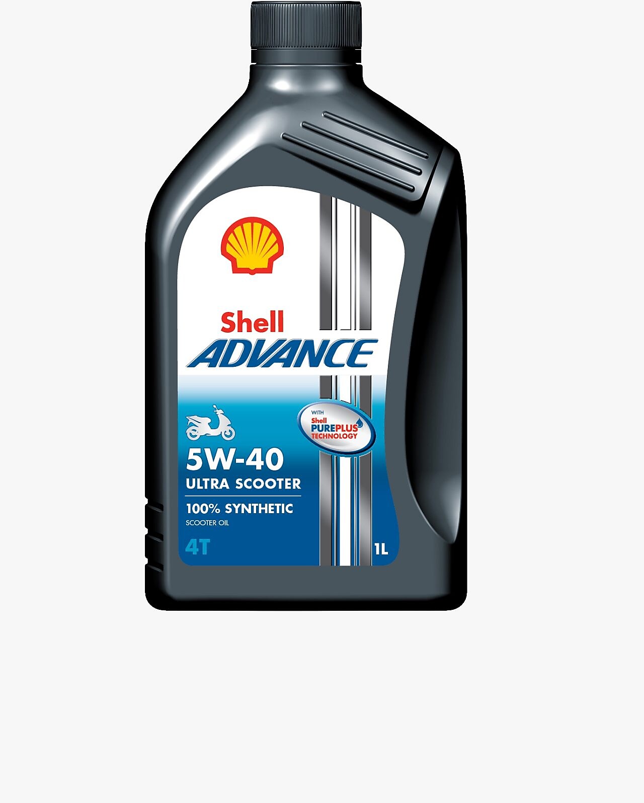 Foto del envase de Shell Advance 4T Ultra Scooter