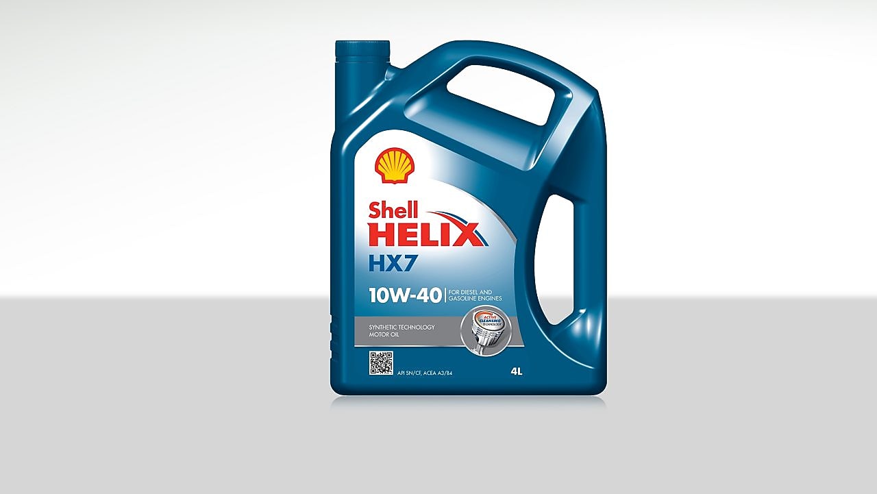 Gama de lubricantes semisintéticos para motor Shell Helix